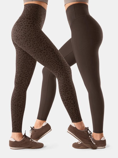 PowerBand Resistance Leggings (Reversible Wear)