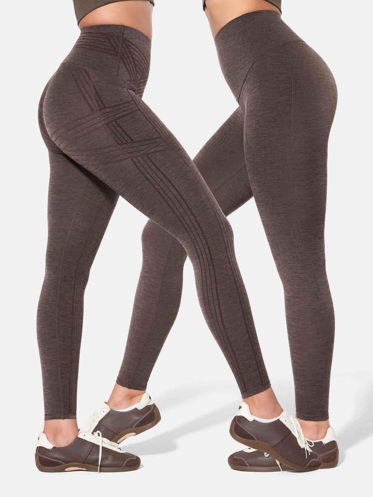 PowerBand Resistance Leggings (Reversible Wear)