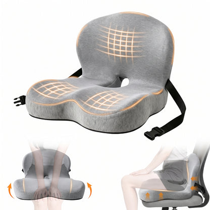 GoodBase™️ Orthopedic Lumbar Seat Cushion for Back & Tailbone Support