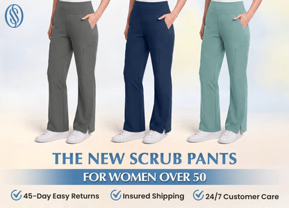 Women's Tummy-control Ultra Stretch Scrub Pants