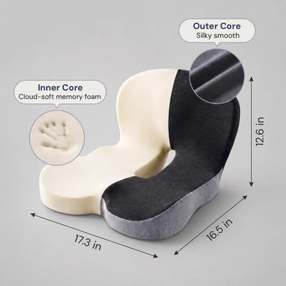 GoodBase™️ Orthopedic Lumbar Seat Cushion for Back & Tailbone Support