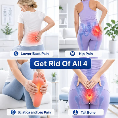 GoodBase™️ Orthopedic Lumbar Seat Cushion for Back & Tailbone Support