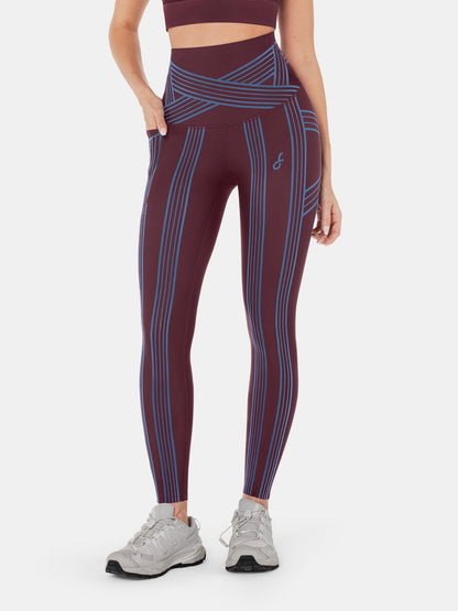 PowerBand Resistance Leggings (Reversible Wear)