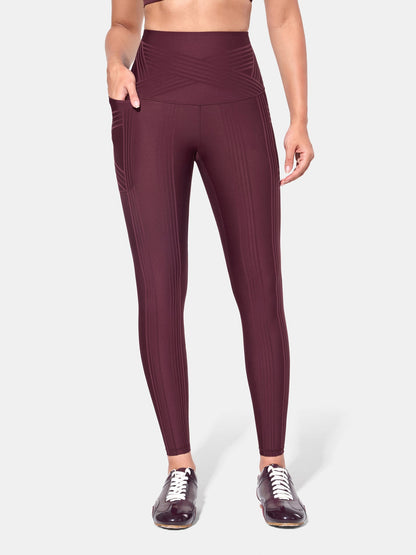 PowerBand Resistance Leggings (Reversible Wear)