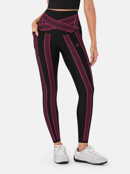 PowerBand Resistance Leggings (Reversible Wear)
