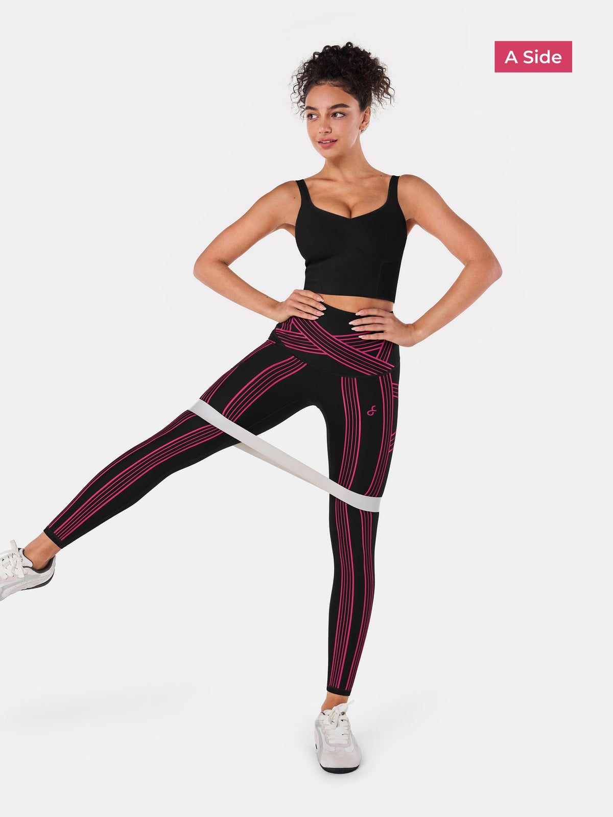 PowerBand Resistance Leggings (Reversible Wear)