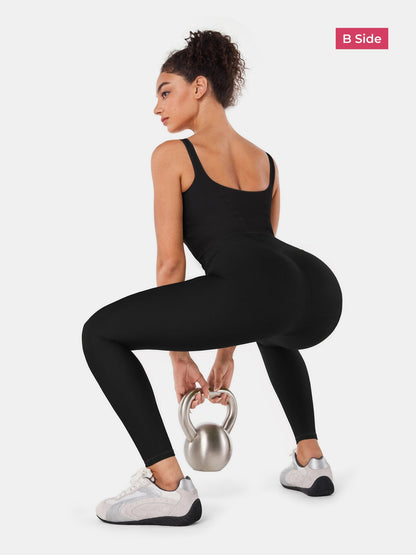 PowerBand Resistance Leggings (Reversible Wear)