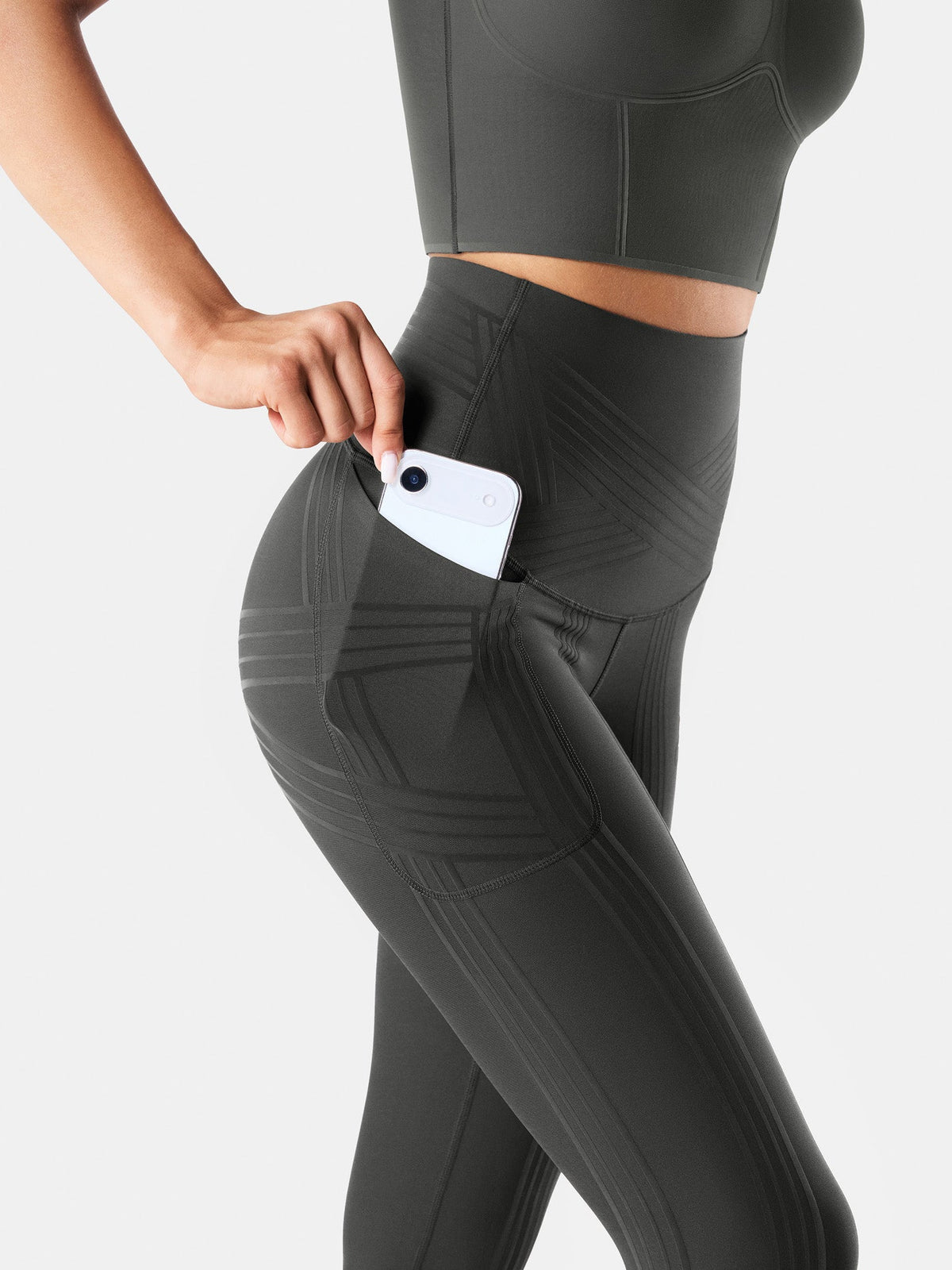 PowerBand Resistance Leggings (Reversible Wear)