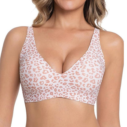 SEAMLESS JELLY BRA FULL COVERAGE PUSH UP NO UNDERWIRE BRA